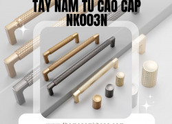 Tay nắm tủ họa tiết cao cấp NK003N | Zalo 0901 196 552