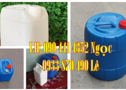 Bán can nhựa HDPE đựng hoá chất, can nhựa 10 lít, can nhựa 20 lít, can nhựa 25 lít, can nhựa 30 lít giá rẻ