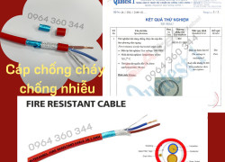 Cáp tín hiệu chống cháy chống nhiễu 2 x 1.5mm2 giá tốt