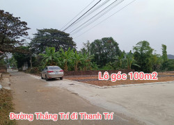 Thửa đất đẹp nhất Thắng Trí, Minh Trí, Sóc Sơn - Mặt đường liên thôn