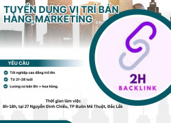 Tuyển dụng vị trí Bán Hàng, Marketing..