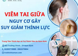 Viêm tai giữa nguy cơ suy giảm thính lực