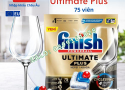 VIÊN RỬA BÁT FINISH ULTIMATE PLUS DISHWASHER TABLET 75 VIÊN