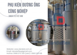 Khớp giãn nở toàn thân inox, Khớp chống rung dạng sóng, Khớp nối mềm inox nối bích các loại