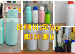 Chai nhựa 50ml sỉ, chai lọ 100ml đựng oxy già, chai nhựa 250ml đựng hoá chất, bình nhựa 500ml đựng giấm