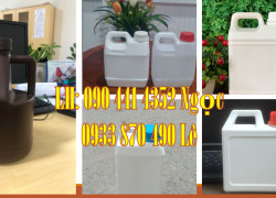 Bán can nhựa 5 lít, can nhựa 2 lít đựng thuốc nhuộm, can nhựa 1 lít đựng cồn, can nhựa 500ml đựng hoá chất