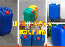 Bán can nhựa 10 lít đựng hoá chất y tế, can nhựa 20 lít đựng dược phẩm, can nhựa 25 lít đựng hoá chất gia dụng