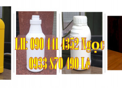 Lọ nhựa 50ml tròn, chai nhựa 100ml đựng cồn, vỏ chai nhựa 250ml đựng hoá chất, chai nhựa đựng 500ml hoá chất dạng sệt