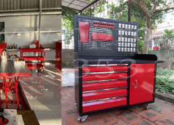 Các mẫu tủ kệ để khay nhựa đựng linh kiện