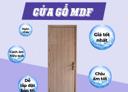 Cửa gỗ công nghiệp MDF Laminate