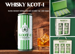 Thưởng thức rượu whisky kcot-1 ngon tuyệt