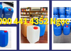 Can nhựa 30 lít axit, can nhựa 25 lít đựng dung môi, thùng nhựa 20 lít đựng thuốc thuỷ sản, bình nhựa 10 lít đựng dầu