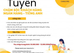 NHÂN VIÊN CHĂM SÓC KHÁCH HÀNG NGÂN HÀNG - TIẾNG ANH