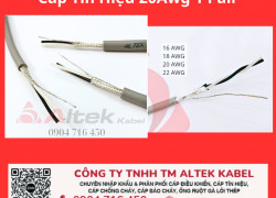 Cáp tín hiệu âm thanh chống nhiễu 20awg 1 pair Altek Kabel