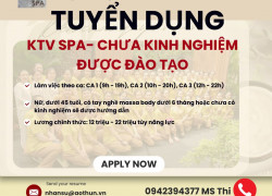 QSPA CẦN TUYỂN KTV- chưa kinh nghiệm được đào tạo