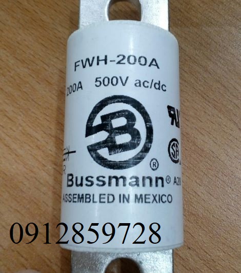 Cầu chì bussmann FWH-200A, xuất xứ Mexico