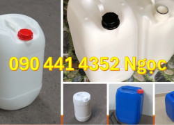 Cung cấp can nhựa 10 lít vuông, can nhựa 20 lít đựng hoá chất, thùng nhựa 25 lít đựng thực phẩm, can nhựa 30 lít dày