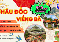 Châu Đốc Viếng Bà Tour Tết