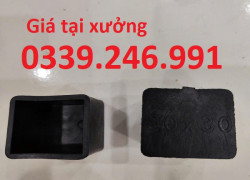 Bịt đầu sắt hộp vuông 30x30mm, đầu nhựa bịt sắt hộp vuông 30x30mm