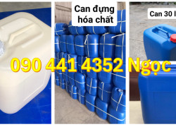 Gía can nhựa 10 lít xanh, thùng nhựa 20 lít đựng chất tẩy, can nhựa 25 lít đựng dung môi, can đựng 30 lít cồn