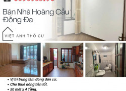 Bán nhà phố Hoàng Cầu, Siêu Phẩm Dòng Tiền, Gần Mặt Phố, 50mx4T, Giá: 13,5 Tỷ, Lh: 0396935190.