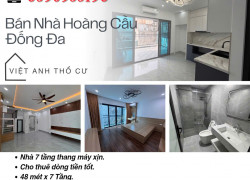 Bán nhà phố Hoàng Cầu, Nhà Mới 7 Tầng,Thang Máy Xịn, 48mx7T, Giá: 16,5 Tỷ, Lh: 0396935190.