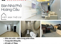 Bán nhà phố Hoàng Cầu, Lõi Đống Đa, Tiện Ích Vô Vàn, 23mx5T,  Giá: 5,5 Tỷ, Lh: 0396935190.