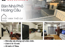 Bán nhà Phố Hoàng Cầu, Vị Trí Đắc Địa, Dân Xây Chắc Chắn, 35mx5T, Giá: 7.5 Tỷ, Lh: 0396935190