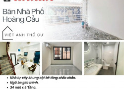 Bán nhà Phố Hoàng Cầu, HaiThoáng Trước Sau, Dân Xây Để Ở, 34mx5T, Giá: 7.55 Tỷ, Lh: 0396935190.