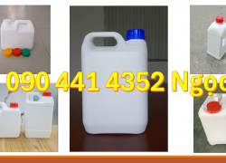 Can nhựa 500ml đựng sơn, can nhựa 1 lít đựng mực in, bình nhựa 2 lít đựng thuốc trừ sâu, can nhựa vuông 5 lít