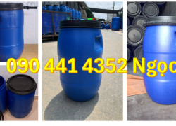 Thùng phuy nhựa đựng 220l, thùng phuy nhựa 120L đựng dung môi, thùng phuy nhựa 100 lít đựng thực phẩm