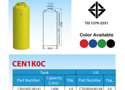 Bồn nhựa TEMA PAKCO Thailand Model CEN-C dung tích 1000Lits