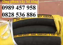 Ống thủy lực phi 25, Phi 32, Ống cao su chịu áp lực, Ống chống nổ