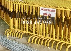 Hàng rào di động mạ kẽm 1mx2m, 1,2mx2m, Hàng rào chắn tạm thời