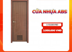 Cửa nhựa ABS - Sang trọng và bền bỉ