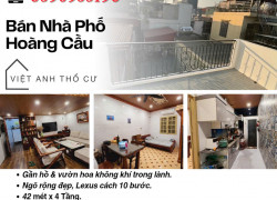 Bán nhà Phố Hoàng Cầu, Khu Phân Lô, Gần Hồ Sinh Thái, 42mx4T, Giá: 12.95 Tỷ, Lh: 0396935190.