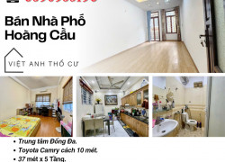 Bán nhà Phố Hoàng Cầu, Vị Trí Đẹp, Ô tô cách 10m, 37mx5T, Giá: 8.3 Tỷ, Lh: 0396935190.