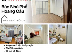 Bán nhà Phố Hoàng Cầu, Tự Xây Chắc Chắn, Gần Ô tô, 36mx5T, Giá: 8.2 Tỷ, Lh: 0396935190.