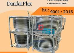 Khớp nối inox chống rung, khớp nối chống rung máy phát điện, khớp nối mềm nối bích chịu nhiệt