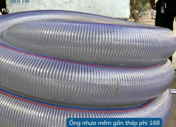 ỐNG NHỰA MỀM GÂN THÉP PHI 168