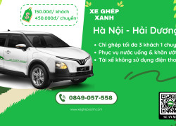 Dịch vụ xe ghép Hà Nội Hải Dương tốt nhất 2025