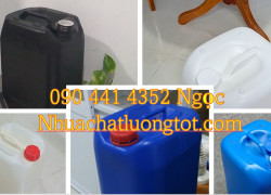 Gía can nhựa 10 lít trắng, can nhựa 20 lít đựng hoá chất, thùng nhựa 25 lít đựng thuốc trừ sâu, can nhựa 30L đựng xăng