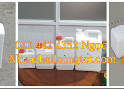 Can nhựa 5 lít, bán can nhựa 2 lít vuông, can nhựa 1 lít đựng hoá chất, can nhựa 500ml đựng cồn công nghiệp