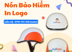 mũ bảo hiểm in logo làm quà tặng tết