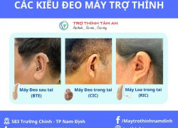 Các kiểu đeo máy trợ thính tại Trợ Thính Tâm An Nam Định