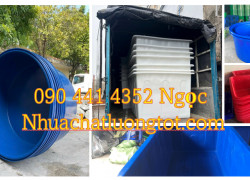 Thùng nhựa vuông 1000 lít đựng nguyên liệu, thùng nhựa chữ nhật 1200 lít đựng phụ gia thực phẩm