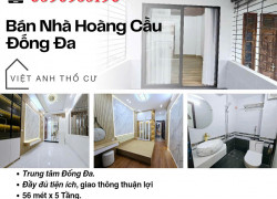 Bán nhà Phố Hoàng Cầu, Vị Trí Hiếm, Khu Vip Đống Đa, 56mx5T, Giá: 10.4 Tỷ, Lh: 0396935190.