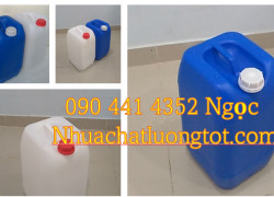 Thùng nhựa 10 lít vuông đựng mực máy in, can nhựa 20 lít dẹp, can nhựa 25 lít vuông dày, can nhựa 30 lít đựng hoá chất