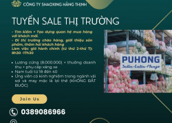 Cần tuyển nhân viên sale thị trường- Từ Sơn - Bắc Ninh