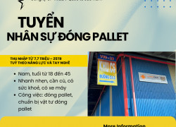 TUYỂN DỤNG NHÂN SỰ ĐÓNG PALLET